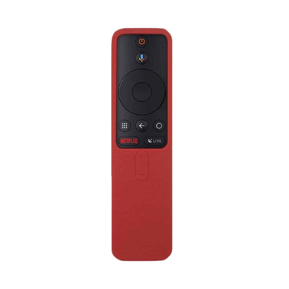 Silicone Remote Control Protector for Xiaomi Mi Box 3 TV- Red