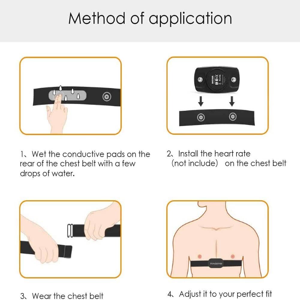 Soft Universal Replacement Exercise Heart Rate Monitor Strap