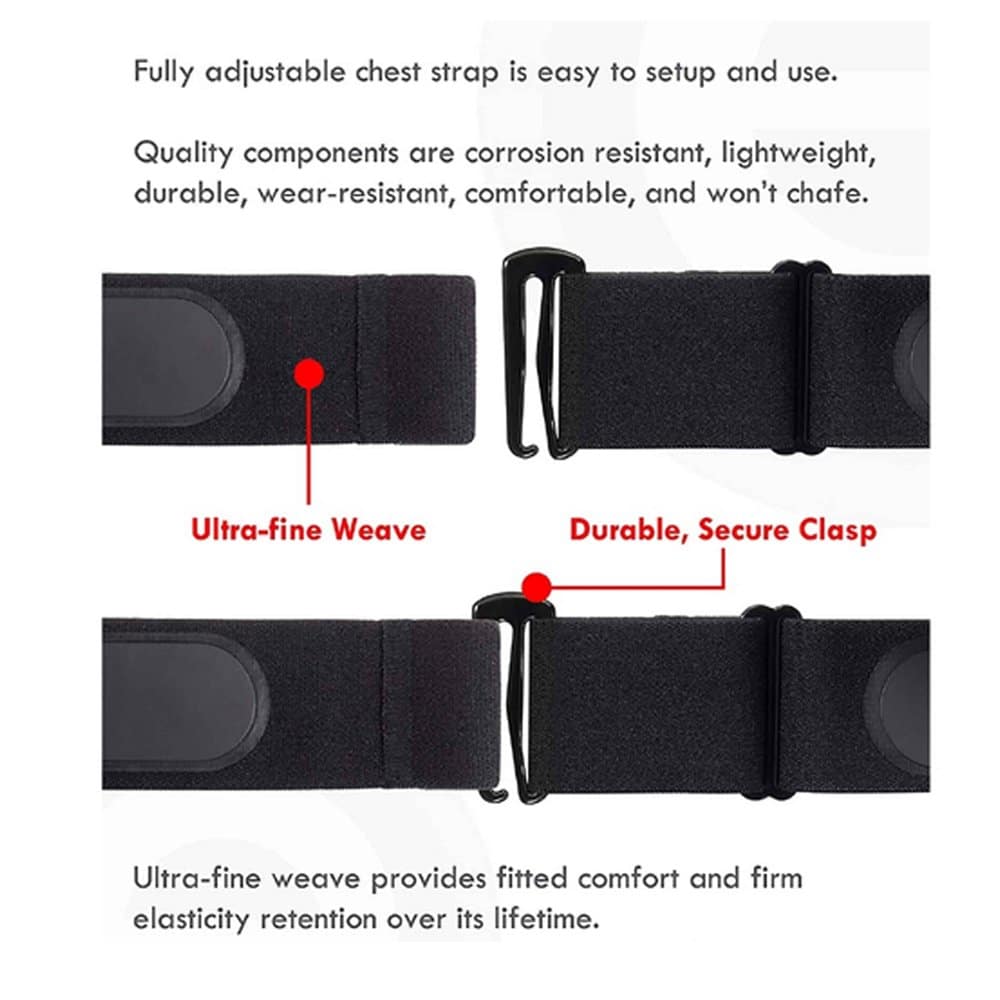 Soft Universal Replacement Exercise Heart Rate Monitor Strap