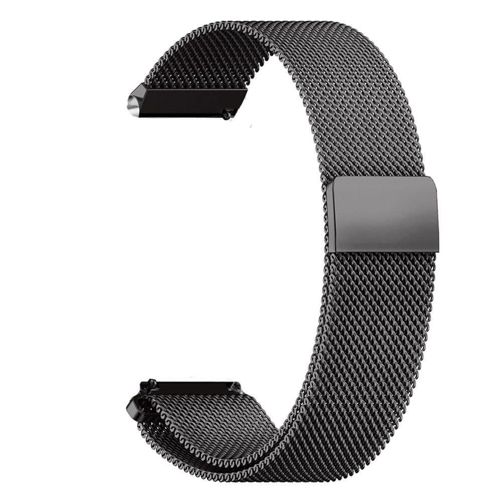 20mm Universal Milanese Band (M/L) - Black