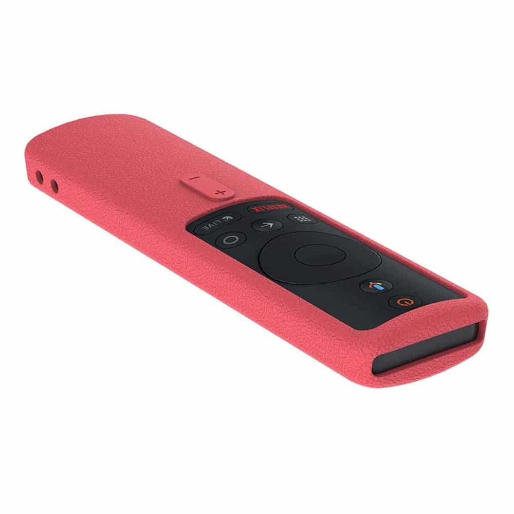 TV Remote Control Silicone Protector for Xiaomi MI Box S 2018- Red x2 Combo