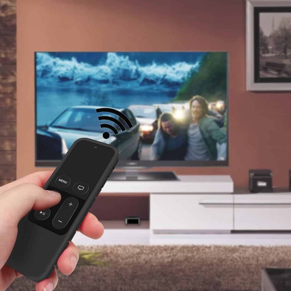 Silicone Remote Case for Apple TV 4K 32GB/64GB- Black x3 Combo