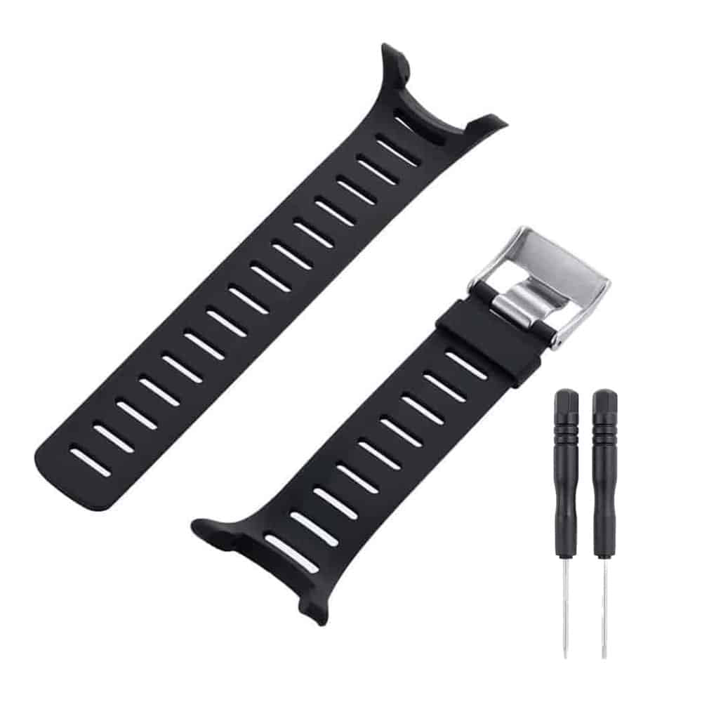 34mm Silicone Strap for Suunto T1/T1C/T3/T3C/T3D/T4C/T4D- Black