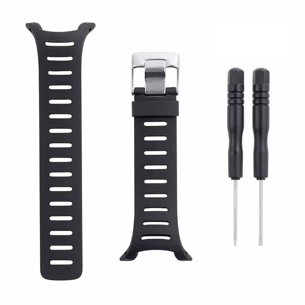 34mm Silicone Strap for Suunto T1/T1C/T3/T3C/T3D/T4C/T4D- Black