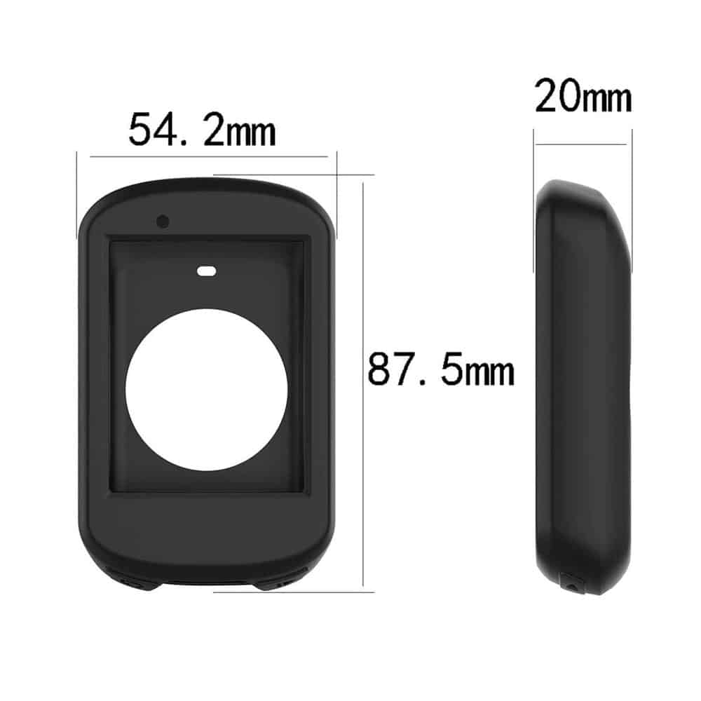 Replacement Silicone Protective Case for Garmin Edge 830 - Black