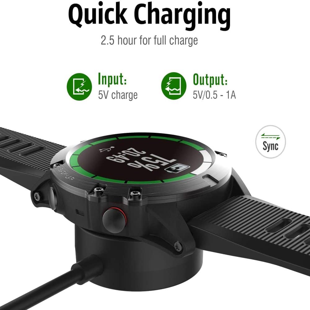 USB Dock Charger for Universal Garmin Series - 1m