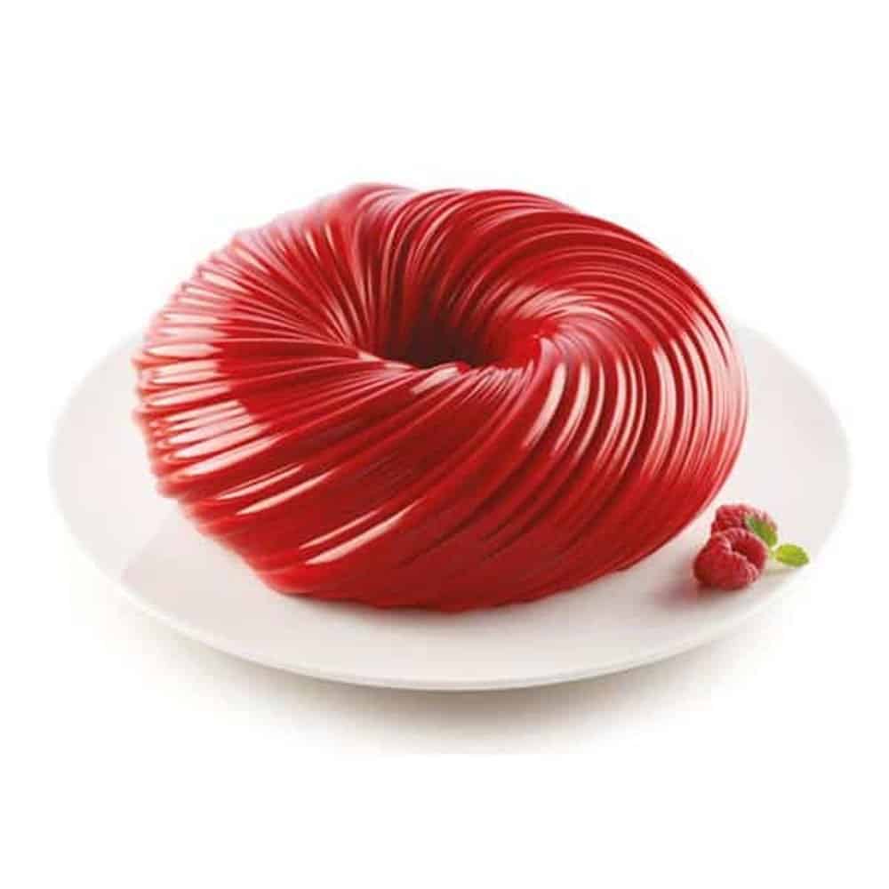 Round Swirl Non-Stick Silicone Baking Dessert Cake Mould
