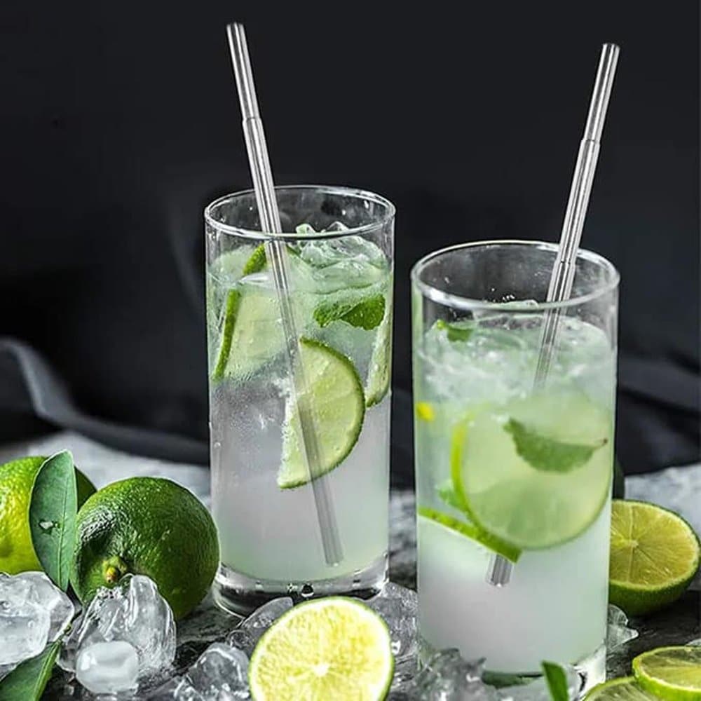 Stainless Steel Metal Reusable Telescopic Drinking Straw