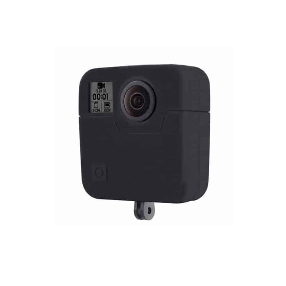 Action Mounts GoPro Fusion Silicone Protective Case Bumper Cover - Black