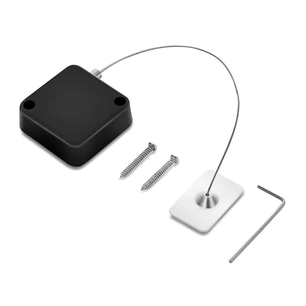 Anti-Theft Retractable Cable Lock for Tablet/Laptop/Smartphone x 2 Combo