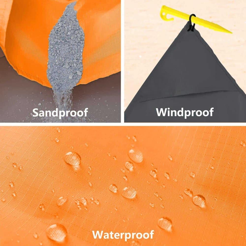 Camping Sand-Free Waterproof Beach Blanket 2m x 2.5m
