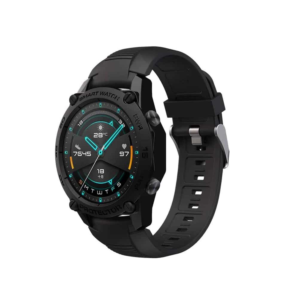 46mm Huawei Watch GT2 TPU Silicone Protective Case Bumper Cover - Black