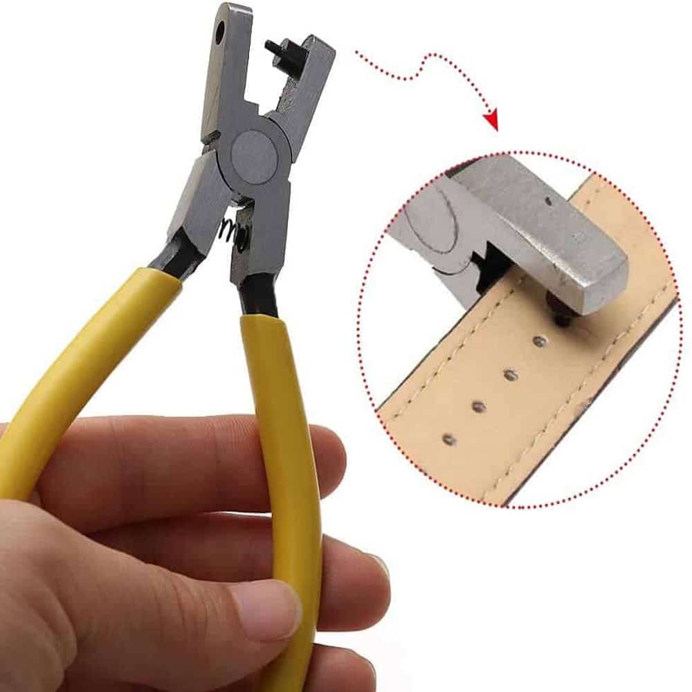 Leather Belt/ Shoes Steel Blade 2mm Hole Punch Plier Tool