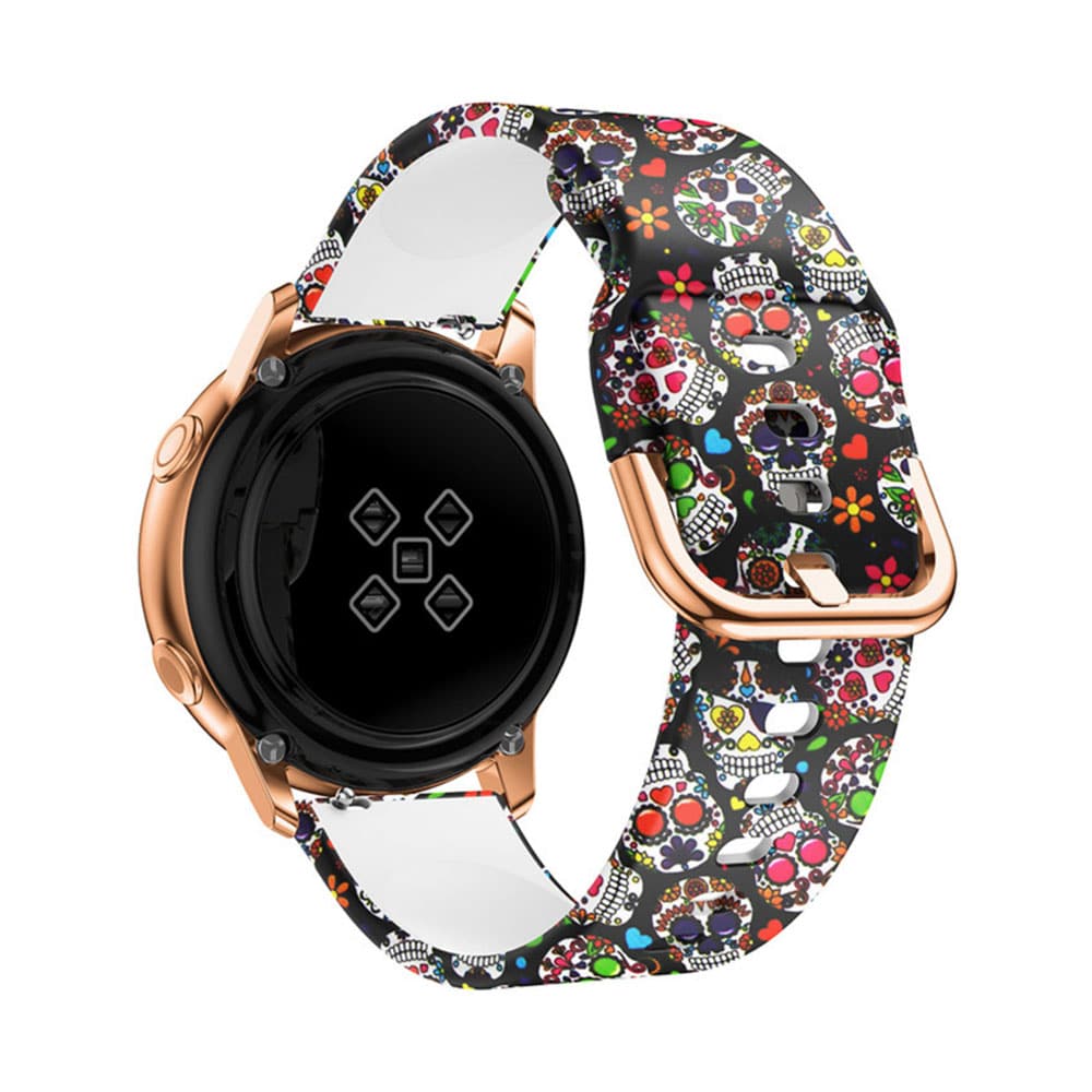 19MM silicone band - Colour Skull
