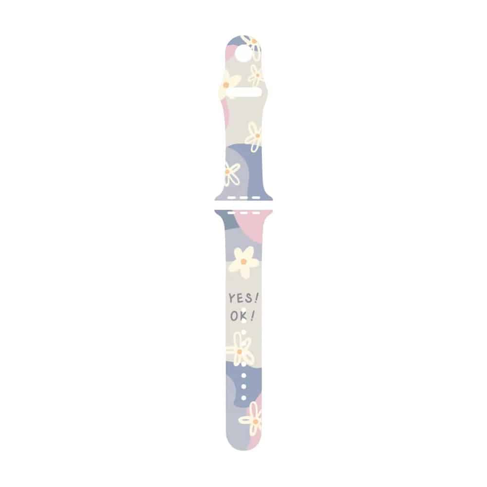 Silicone Strap for Apple Watch 38/40/41mm - Daisy