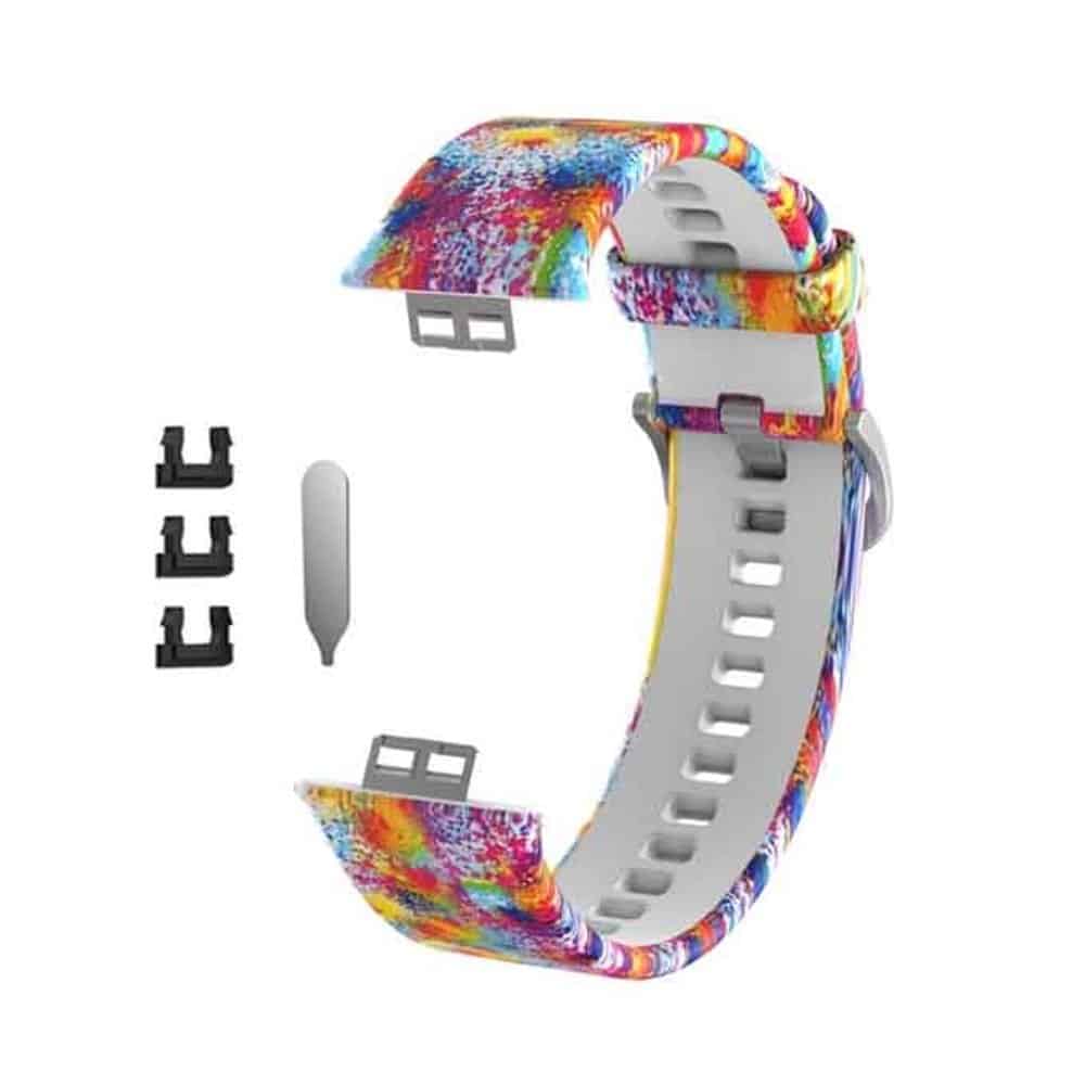 Silicone Band for Huawei Watch Fit - Painting