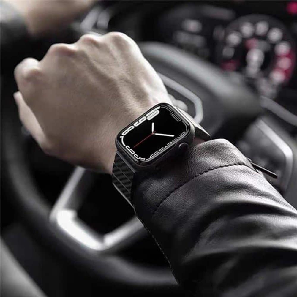 100% Carbon Fibre Strap for 38/40/41mm Apple Watch w/ Tool