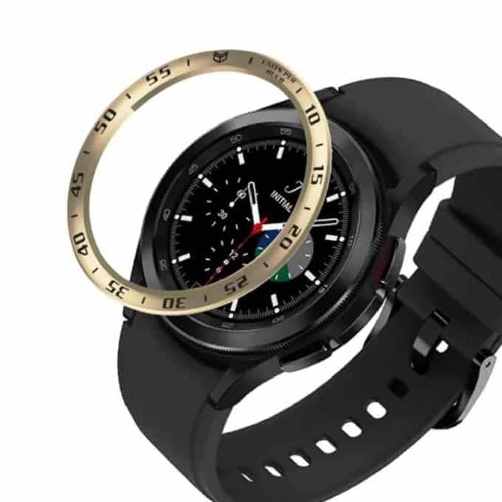 Stainless Steel Bezel for 44mm Samsung Galaxy Watch 4- Gold
