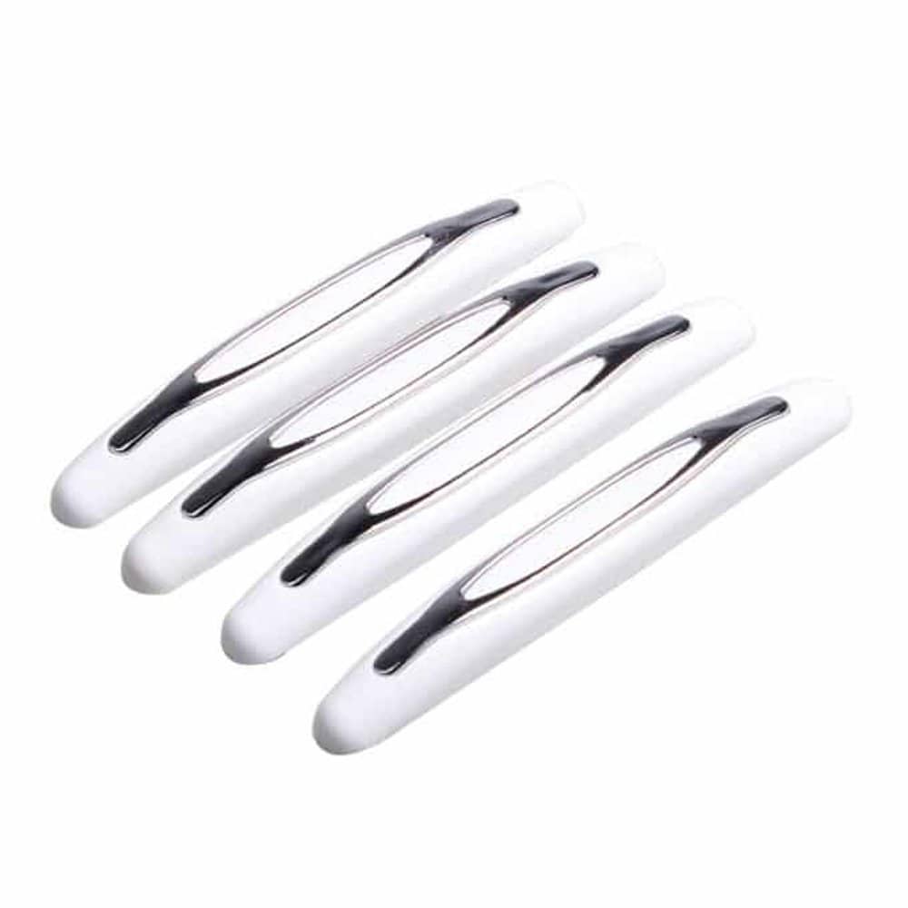 Universal Anti-Scratch Car Door Edge Guard Bumper x4- White