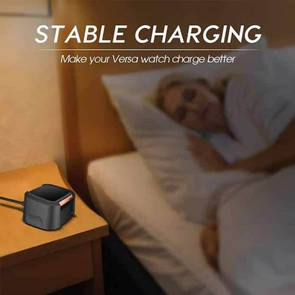 USB 1m Extended Cable Fast Charger Dock for Fitbit Versa 2