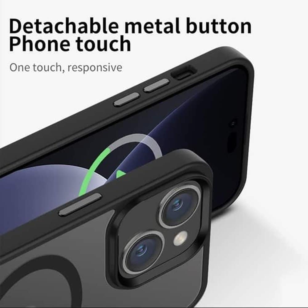 Shockproof MagSafe Protective Back Cover Case for iPhone 15