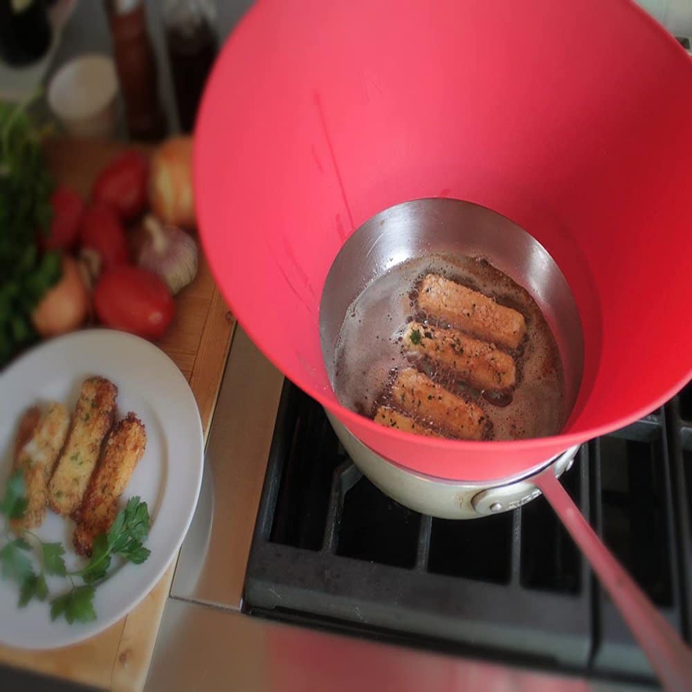 Fry Splash Silicone Non-Stick 16cm Pan Guard / Splatter Guard