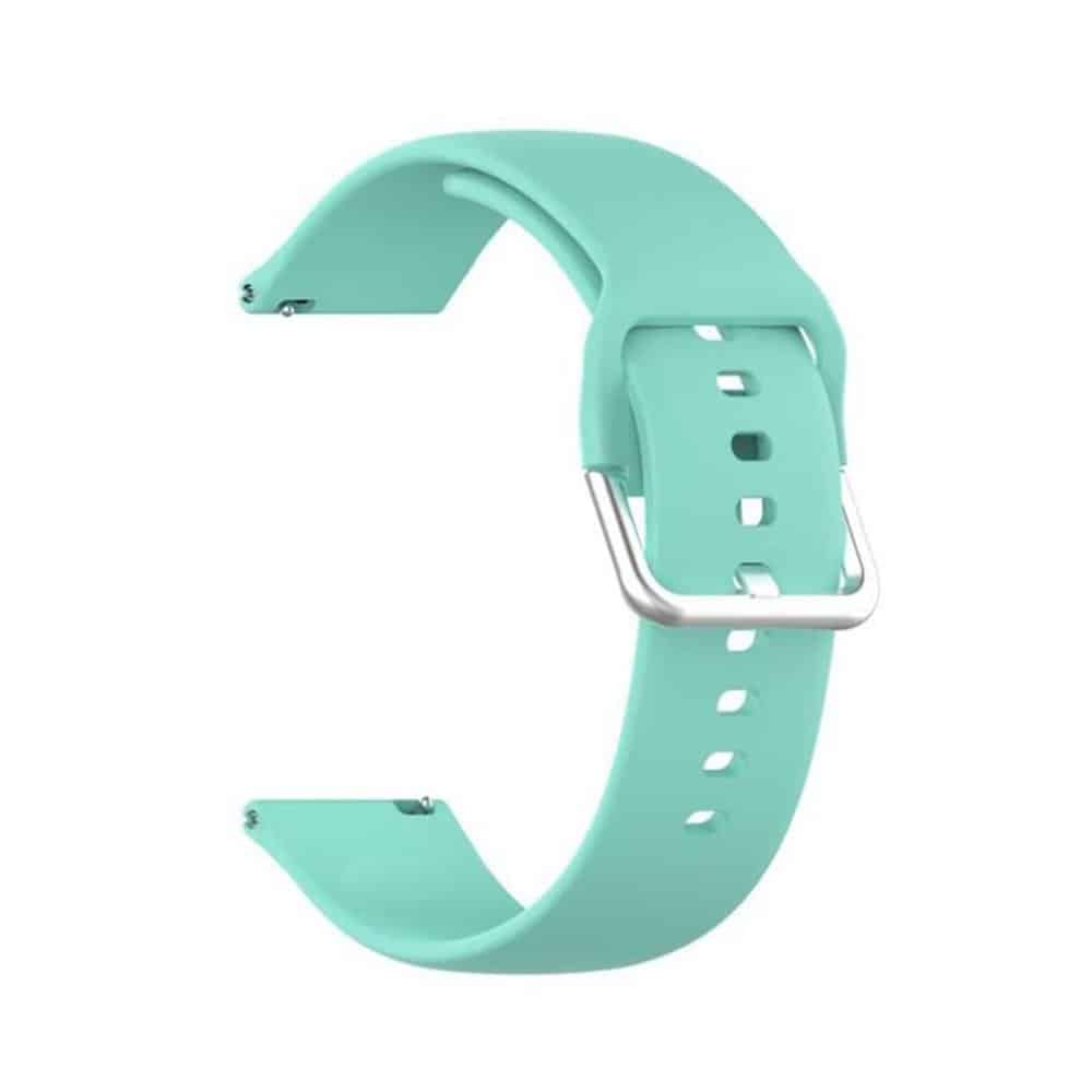 20mm Smartwatch Universal Replacement Silicone Strap - Frost Blue