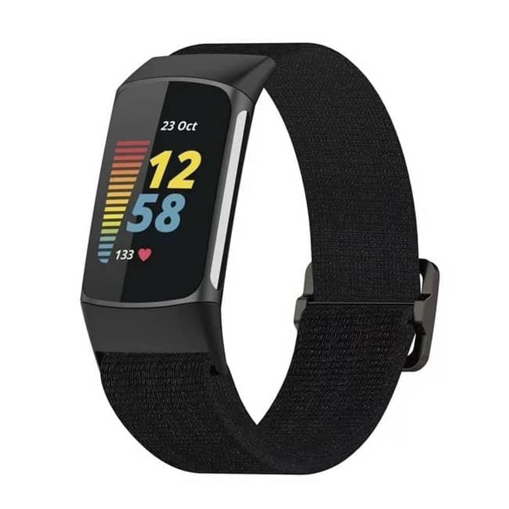 Adjustable Elastic Nylon Strap for Fitbit Charge 5/ Charge 6