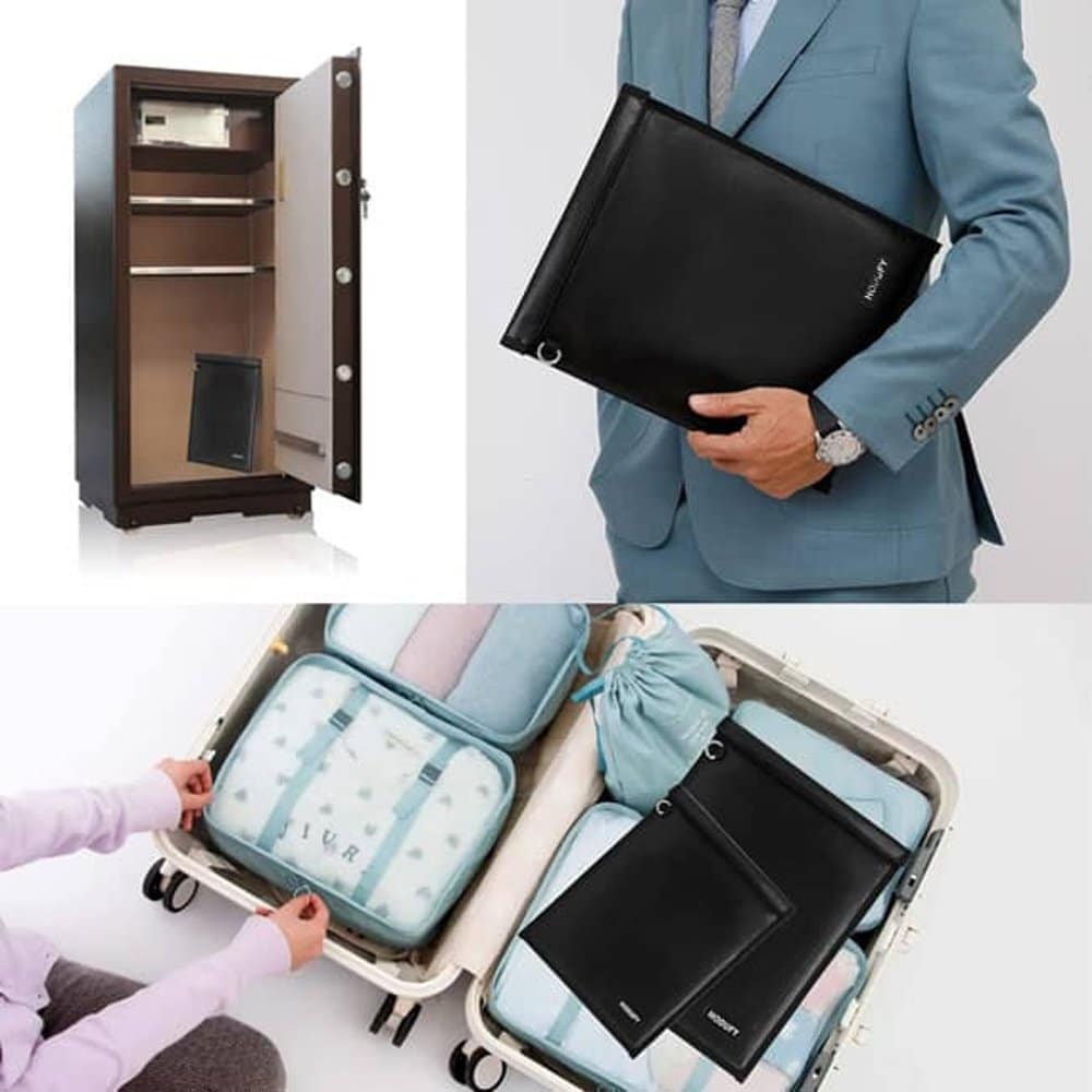 Anti-Theft Water Resistant Fireproof RFID Signal Block Faraday Bag