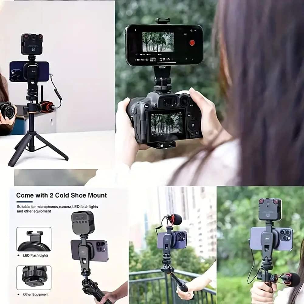 Magnetic MagSafe Phone Tripod Mount for iPhone 14/ 13/ 12