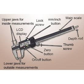 Digital caliper 150mm 6