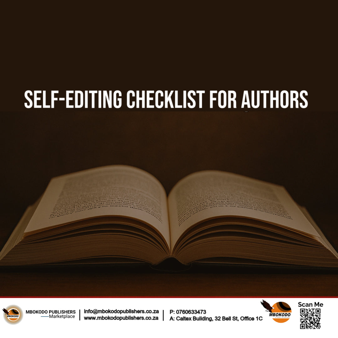 Self-Editing Checklist for Authors