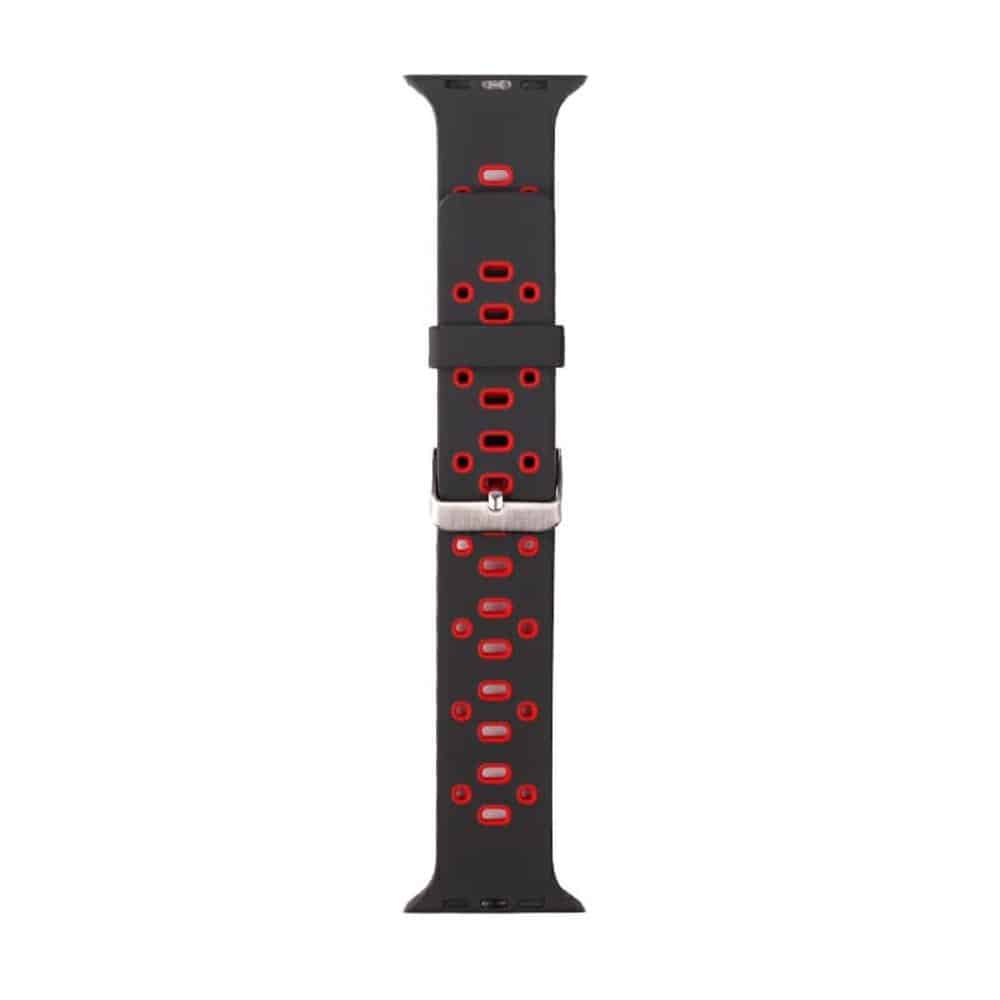 Sporty Silicone Strap for 42/44/45/49mm Apple Watch- 3-Colour Combo