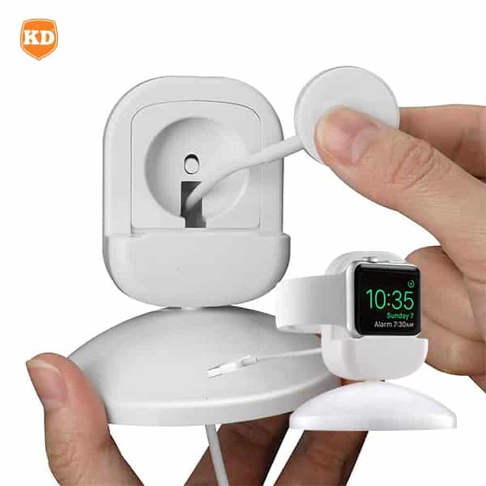 360" Night Stand for Apple iWatch Series 1/2/3 Black + White Combo