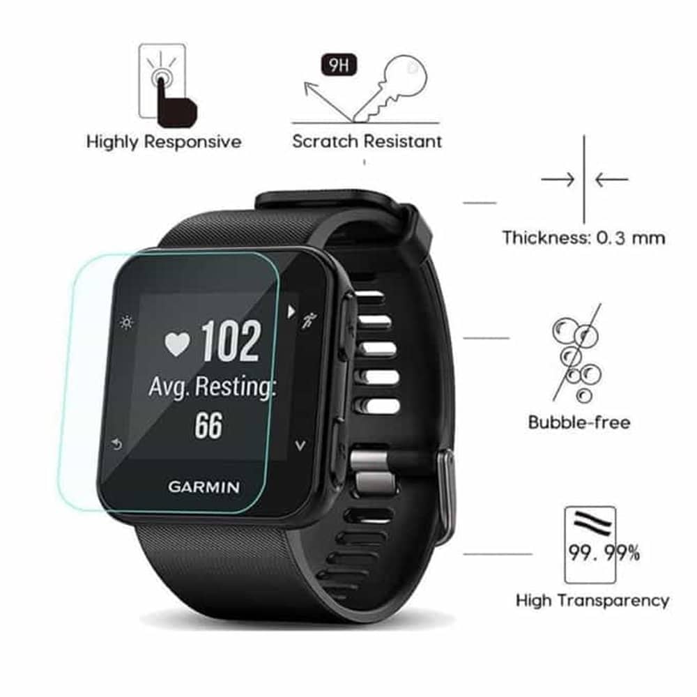 32mm Tempered Glass Screen Protector for Garmin Forerunner 35 x2 Combo