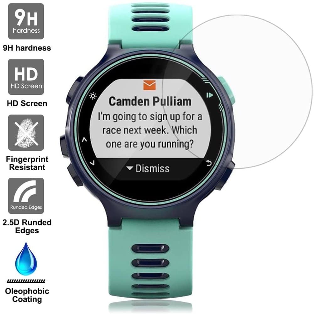 39mm Glass Screen Protector for Garmin Forerunner 735 x2 Combo