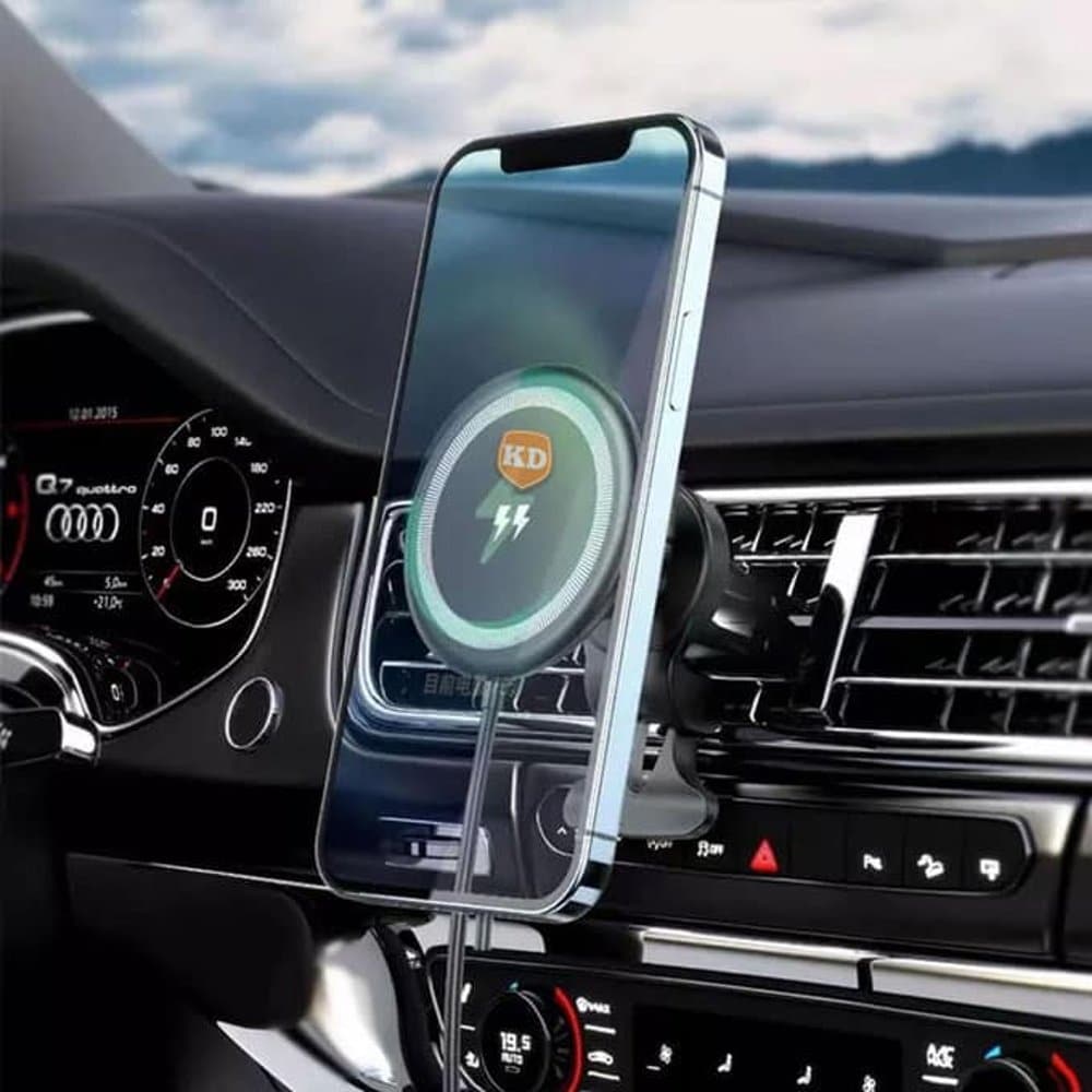 MagSafe Wireless Car Charger + Back Cover for iPhone 14 Pro - Combo