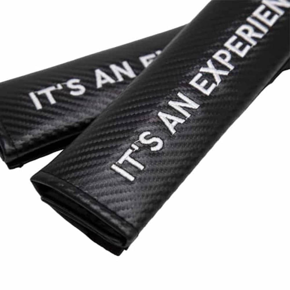 "It's An Experience" Padded Car Seat Belt Cover Protector - Set of 2, Combo