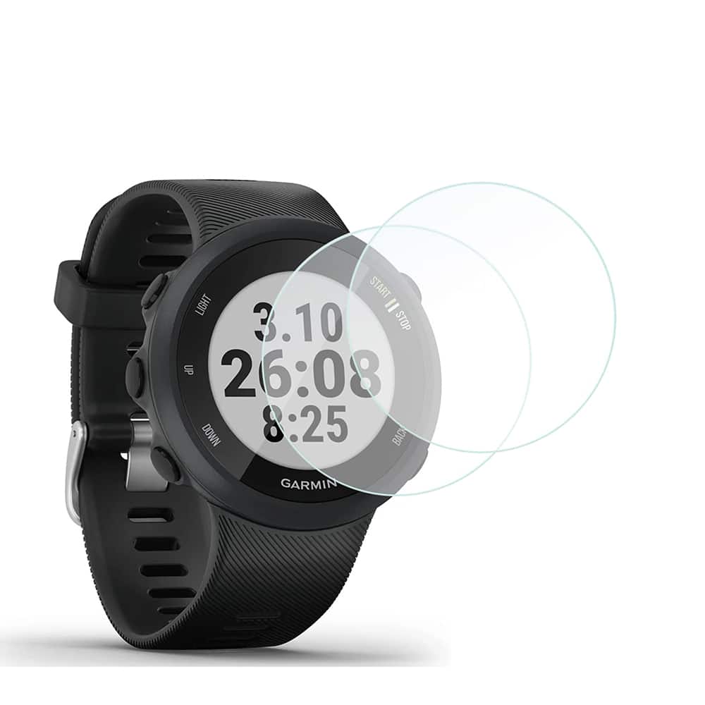 35mm Glass Screen Protector for Garmin Forerunner 45S x2 Combo
