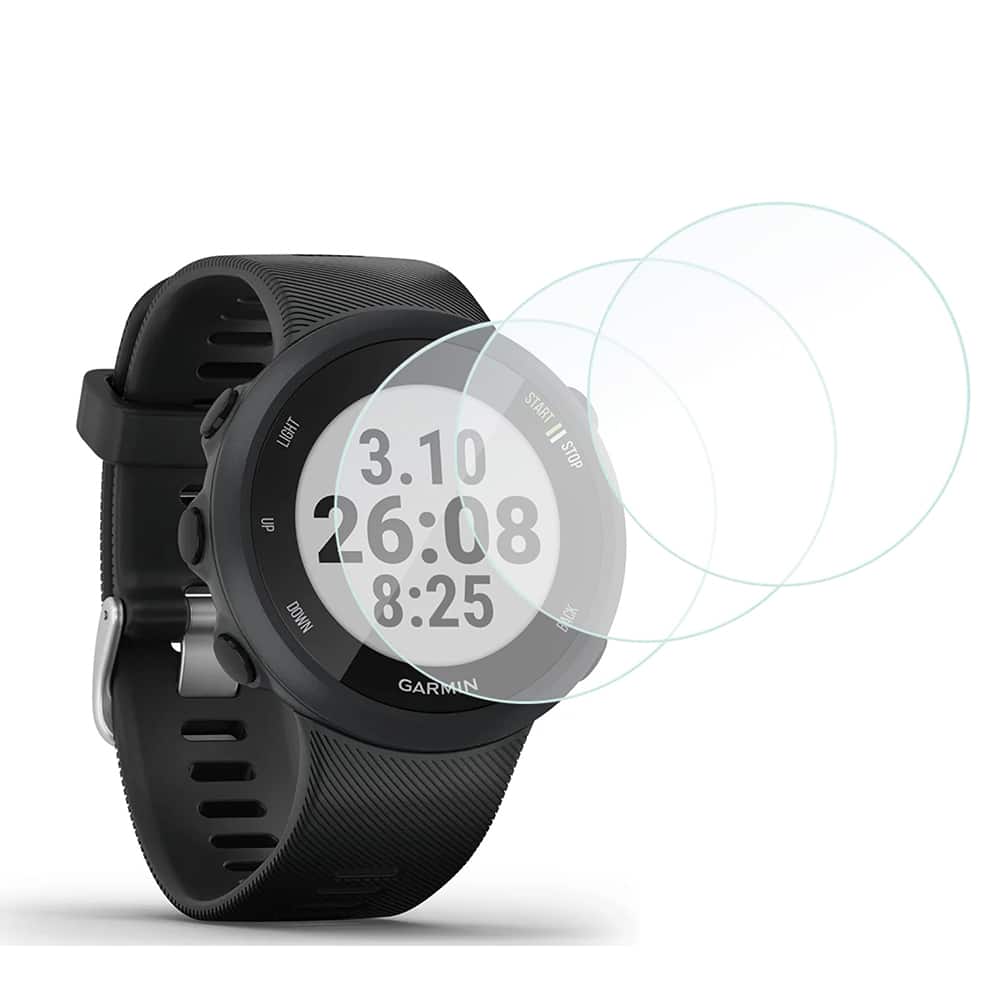 35mm Glass Screen Protector for Garmin Forerunner 45S x3 Combo