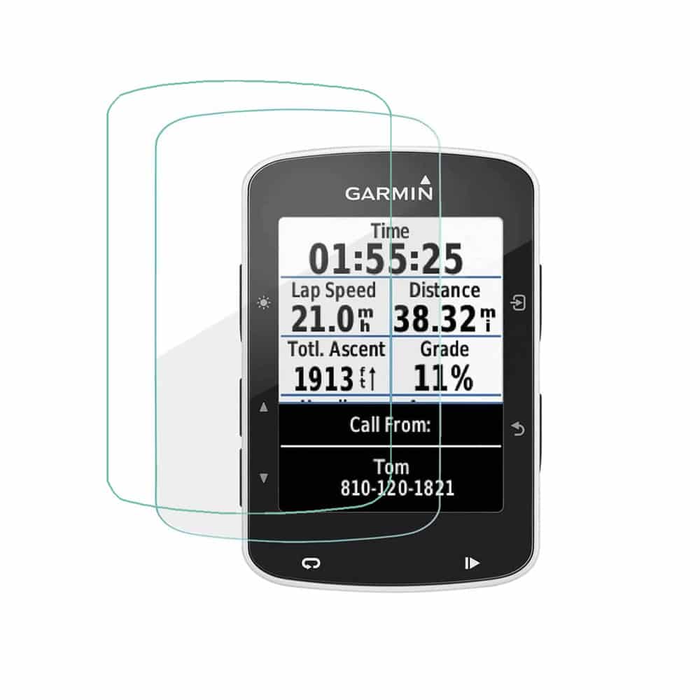 Anti-Shatter Tempered Glass Screen Protector for Garmin Edge 520 x2 Combo