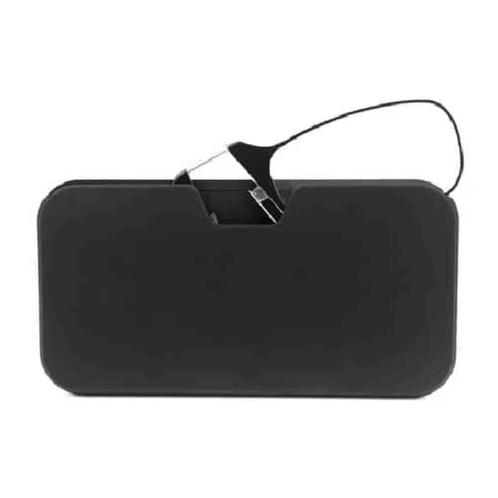 Pince Nez nose only reading glasses & case - (+1.5 strength)