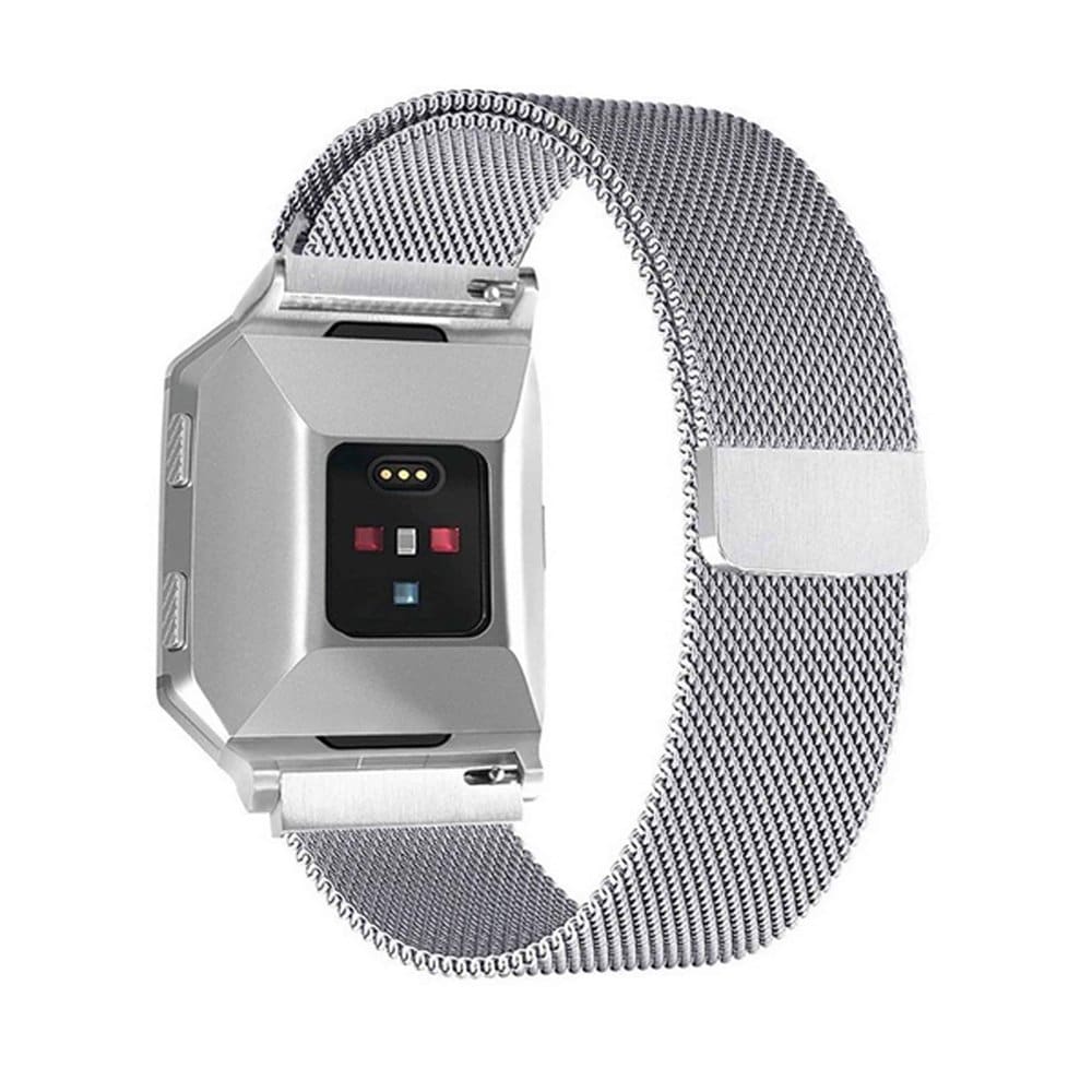 Fitbit Ionic replacement Milanese loop strap - Silver