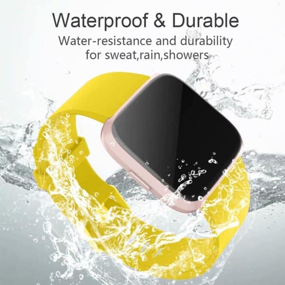 Silicone Strap for Fitbit Versa/Versa 2 (M/L) Navy