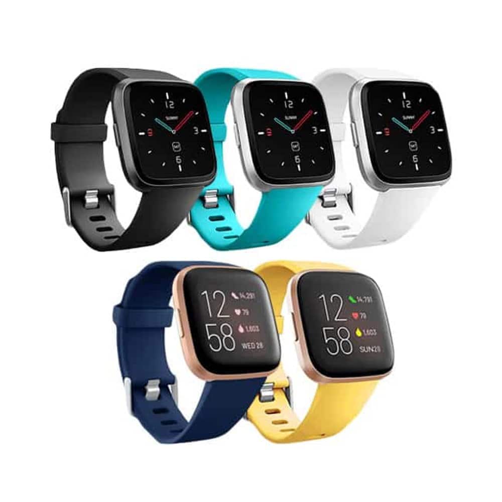Silicone Strap for Fitbit Versa/Versa 2 (M/L) Navy