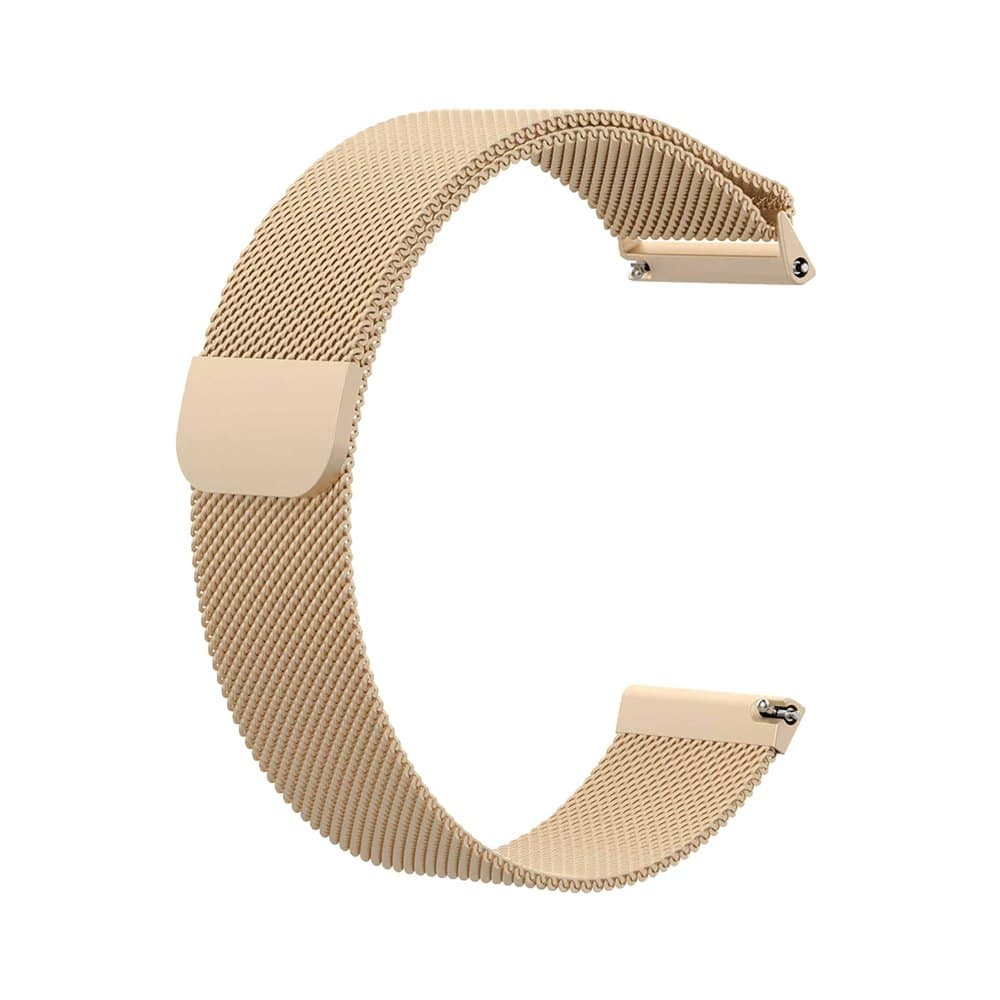 Stainless Steel Milanese Strap for Fitbit Versa- Rainbow- S/M