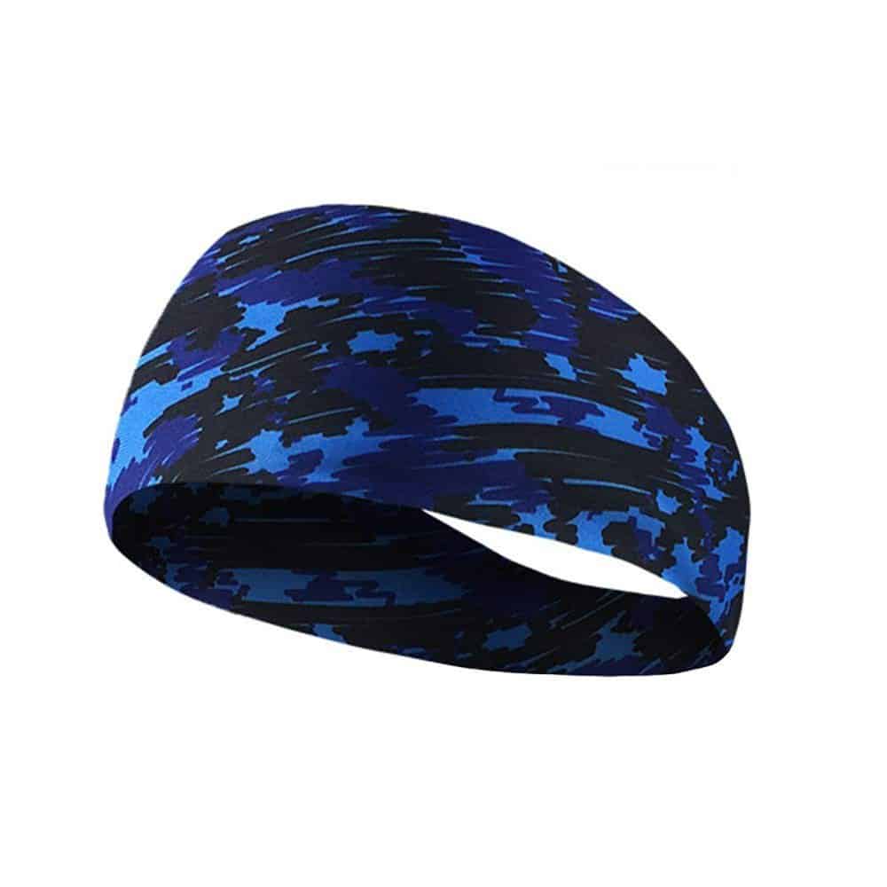 Sports Sweat Head Band/Buff for Yoga, Running, Cycling - Yellow