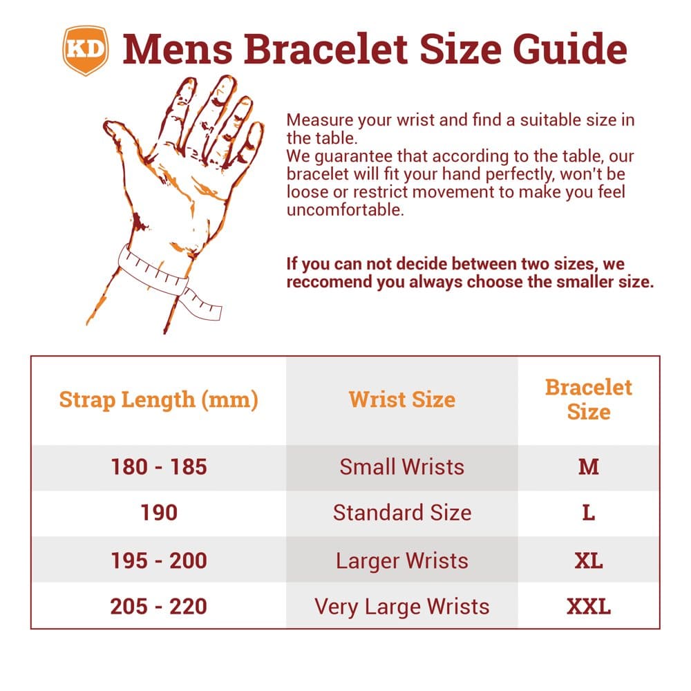 genuine leather & stainless-steel style bracelet - Brown (22mm)