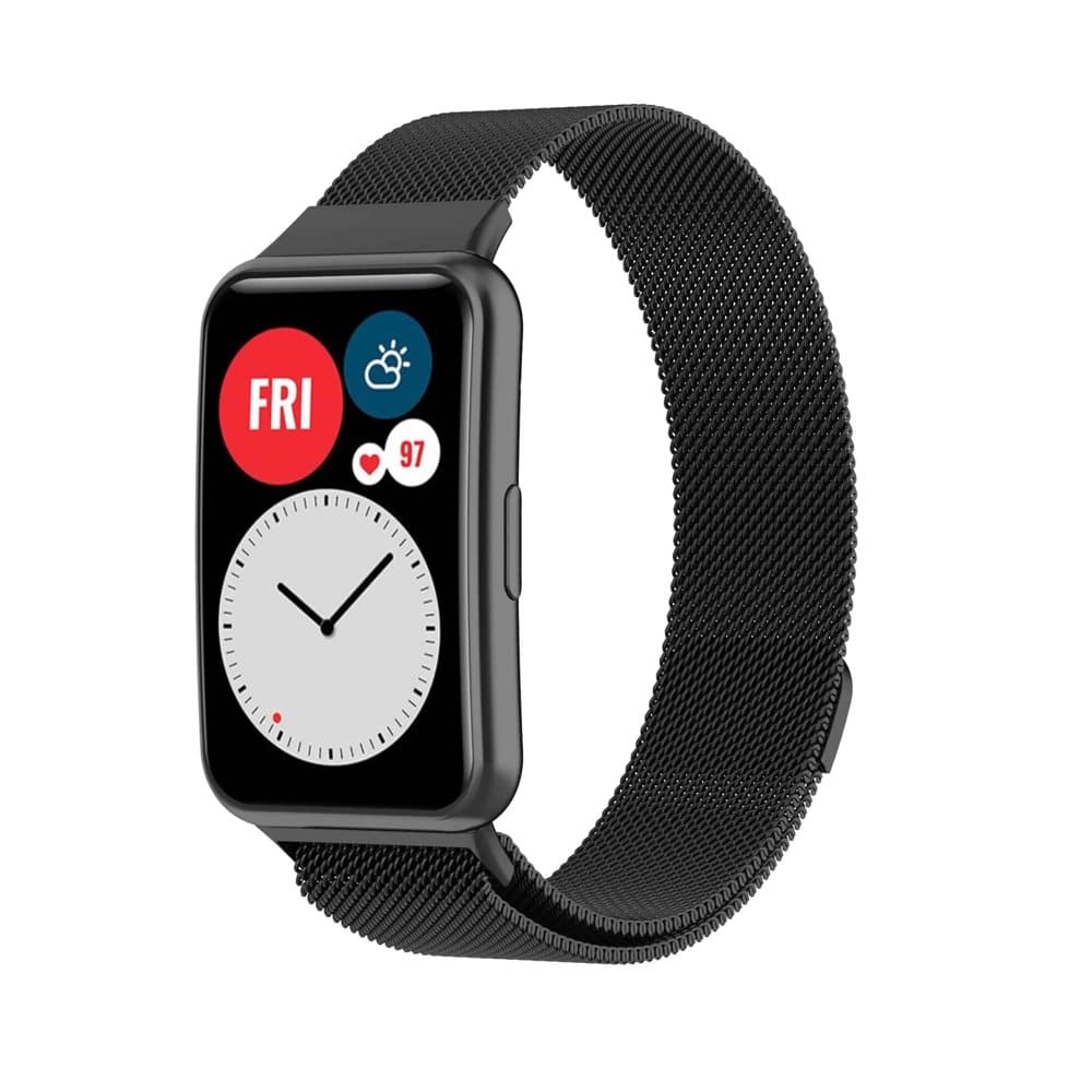 Milanese Strap for Huawei Watch Fit - Black