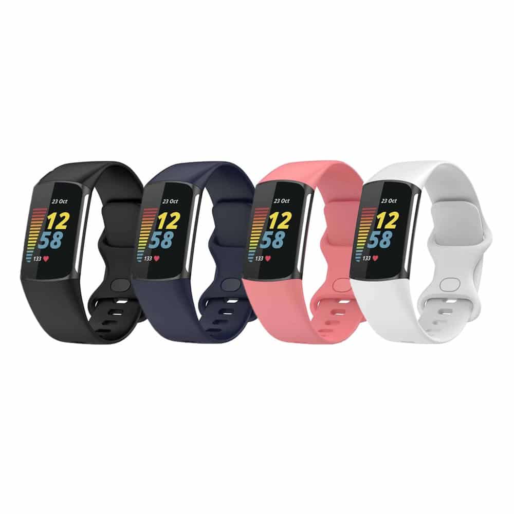 Silicone Strap for Fitbit Charge 5 M/L - Navy